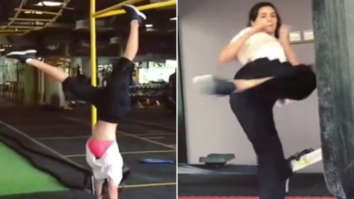 WATCH: Disha Patani packs a punch with kickboxing and headstand