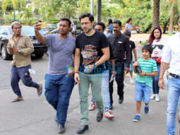 Emraan Hashmi spotted at BKC with his family