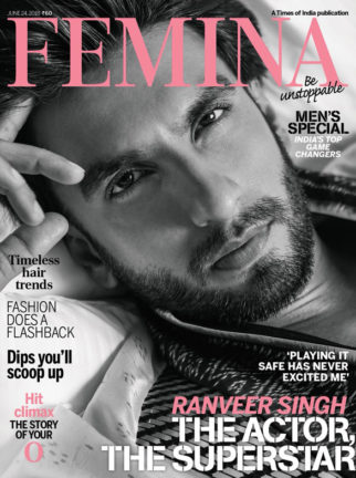 Ranveer Singh On The Cover Of Femina, June 2018