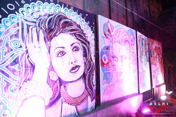 German artiste paints Sridevi in eco-friendly colours