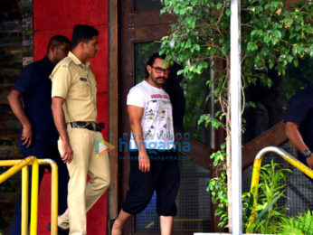 Aamir Khan spotted after the spa session in Bandra