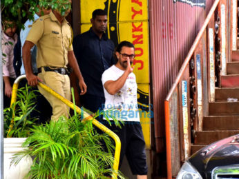 Aamir Khan spotted after the spa session in Bandra