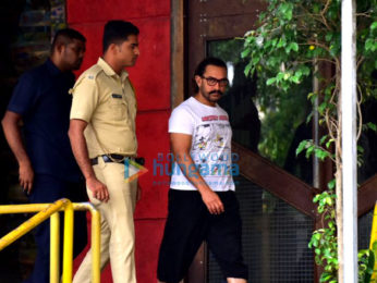 Aamir Khan spotted after the spa session in Bandra