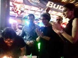 INSIDE pic out! Shah Rukh Khan and Anushka Sharma ring in R Madhavan’s birthday on Zero sets