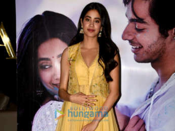 Ishaan Khatter and Janhvi Kapoor snapped at press conference of the song launch from Dhadak