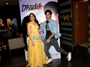 Ishaan Khatter and Janhvi Kapoor snapped at press conference of the song launch from Dhadak