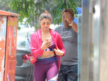 Jacqueline Fernandez snapped in Bandra