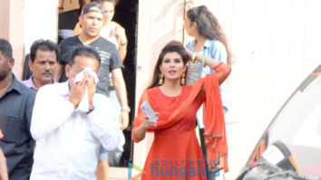 Jacqueline Fernandez snapped post an ad shoot at Mehboob Studio