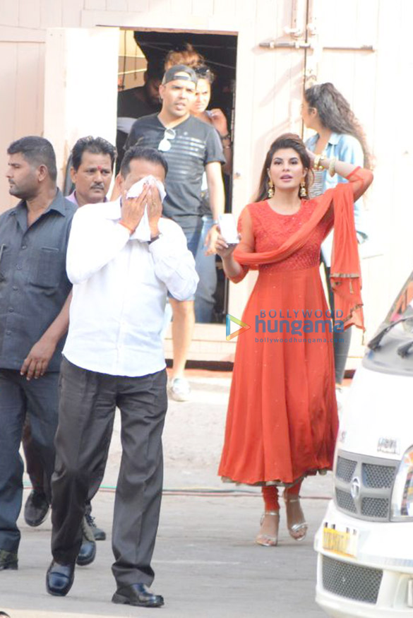 jacqueline fernandez snapped post an ad shoot at mehboob studio 3