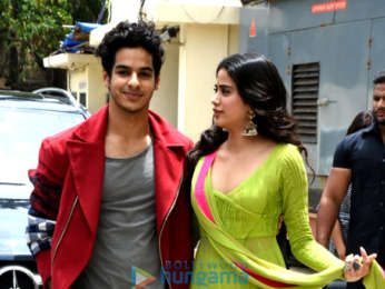 Janhvi Kapoor, Ishaan Khatter and others arrive for the trailer launch of 'Dhadak'