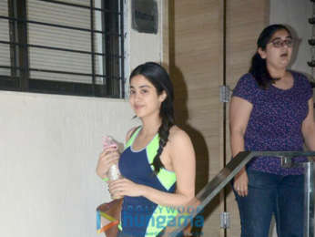 Janhvi Kapoor snappd at the Matrix office in Bandra
