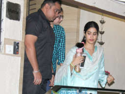 Janhvi Kapoor spotted at the Matrix office