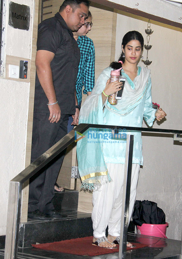 Janhvi Kapoor spotted at the Matrix office Janhvi Kapoor spotted at the Matrix office