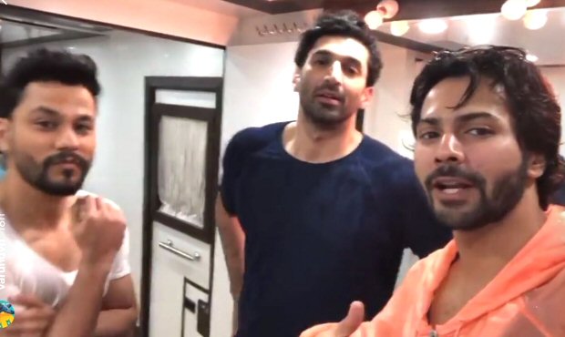 KALANK: Varun Dhawan, Aditya Roy Kapur urge Karan Johar to save them as shooting gets halted due to unexpected rains