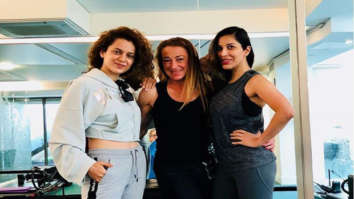 Kangana Ranaut sweats it out in the gym with her gym buddy Sophie Choudry in London