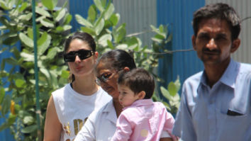 Kareena Kapoor Khan snapped with Taimur Ali Khan at the gym