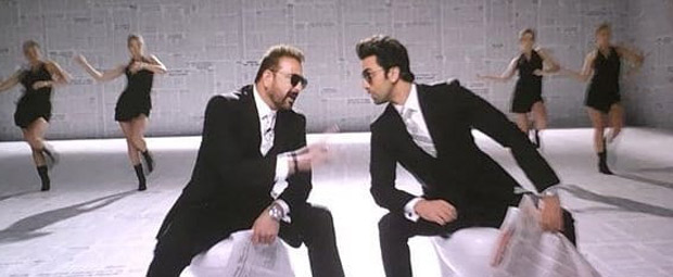 LEAKED PHOTO! Sanjay Dutt and Ranbir Kapoor look dapper in the Sanju promotional song