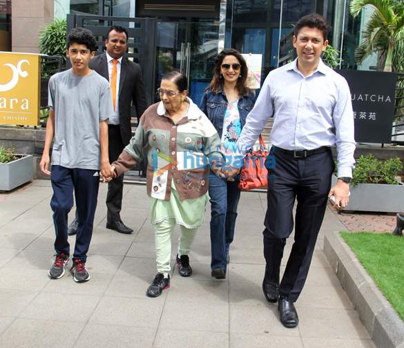 madhuri dixit and family snapped at bkc 2