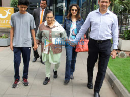 Madhuri Dixit and family snapped at BKC