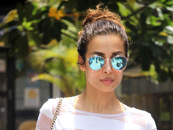 Malaika Arora snapped outside her gym