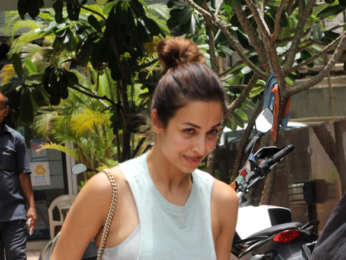 Malaika Arora snapped outside her gym