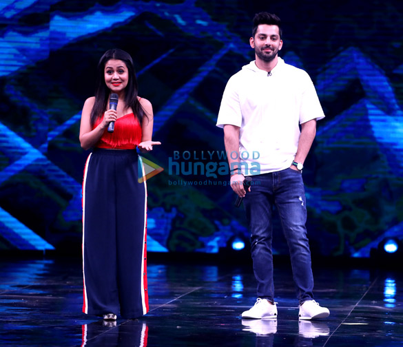 neha kakkar and himansh kohli snapped on the sets of the show high fever 5