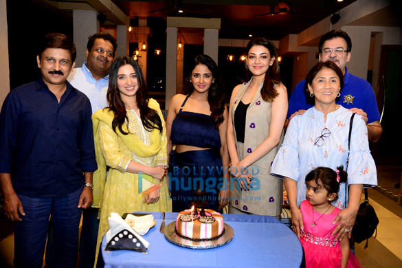 Kajal Aggarwal snapped celebrating Parul Yadav’s birthday on sets of Queen