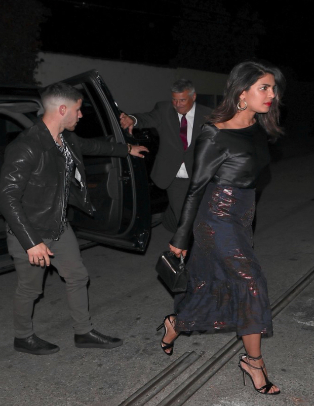 Priyanka Chopra on a date night with Nick Jonas