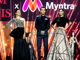 Radhika Apte and Diana Penty walk the ramp for Vikram Phadnis at IIFA Awards 2018