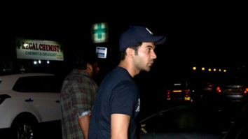 Rajkummar Rao and Patralekha spotted at Farmers’ Cafe in Bandra