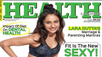 Rakul Preet flaunts her washboard abs on the cover of Health & Nutrition