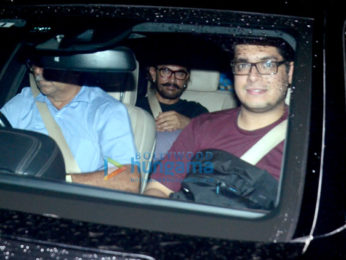 Ranbir Kapoor, Alia Bhatt, Sanjay Dutt, Aamir Khan and others snapped attending the the special screening of 'Sanju'