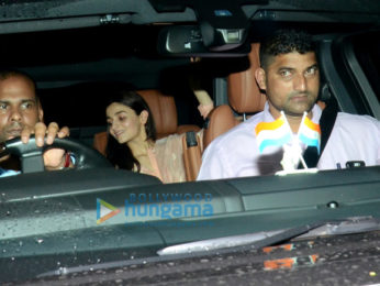 Ranbir Kapoor, Alia Bhatt, Sanjay Dutt, Aamir Khan and others snapped attending the the special screening of 'Sanju'