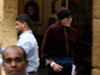 Ranbir Kapoor and Alia Bhatt spotted at Amitabh Bachchan's house in Juhu