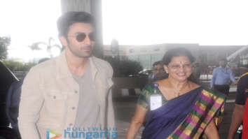 Ranbir Kapoor, Diana Penty and others snapped at the airport leaving to attend the IIFA awards in New York