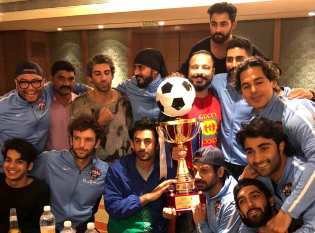 Ranbir Kapoor wins celebrity football match
