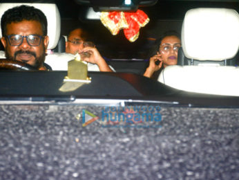 Rani Mukerji and Aditya Chopra spotted at Karan Johar's house