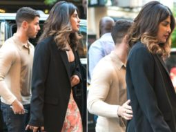 Rumoured couple Nick Jonas and Priyanka Chopra look cosy as they grab lunch in New York