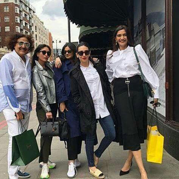 Saif Ali Khan, Kareena Kapoor Khan take Taimur for merry go round ride; take Sonam Kapoor, Anand Ahuja and gang for lunch in London