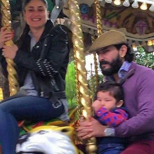 Saif Ali Khan, Kareena Kapoor Khan take Taimur for merry go round ride; take Sonam Kapoor, Anand Ahuja and gang for lunch in London