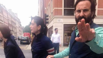 Saif Ali Khan gets really ANGRY with press hounding them in London, Taimur Ali Khan though enjoys the attention (see pic and watch video)