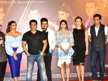 Salman Khan, Jacqueline Fernandez, Saquib Saleem, Daisy Shah and others grace the launch of the track 'Allah Duhai Hai’ from Race 3
