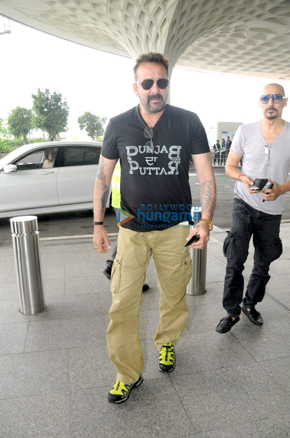 sanjay dutt urvashi rautela and others snapped at the airport 6