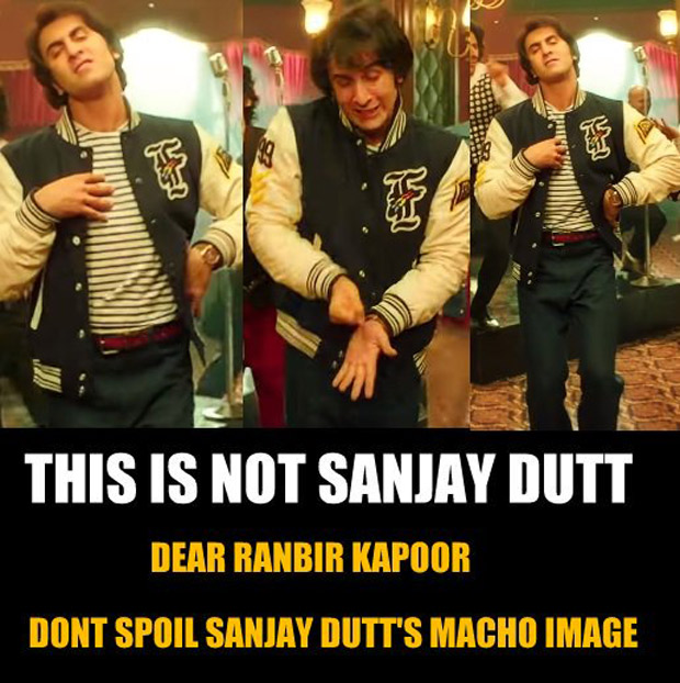 Sanjay Dutt fans SLAM Ranbir Kapoor for Sanju song Main Badhiya Tu