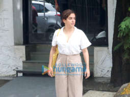 Sanya Malhotra snapped at The Korner House