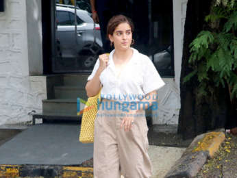 Sanya Malhotra snapped at The Korner House