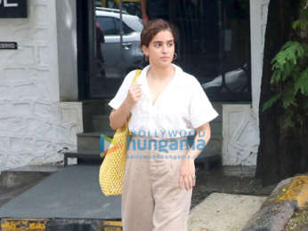 Sanya Malhotra snapped at The Korner House