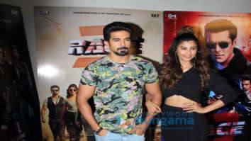 Saqib Saleem and Daisy Shah snapped at Mehboob Studios for Race 3 interviews