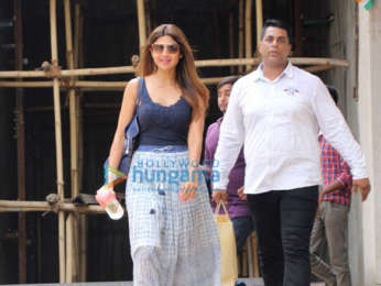 Shilpa Shetty spotted at a clinic