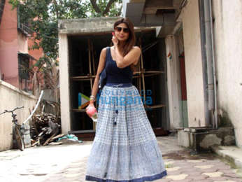 Shilpa Shetty spotted at a clinic